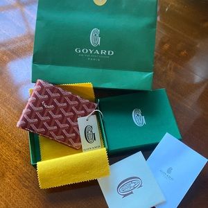 GOYARD Men’s Victoire 8C wallet. Perfect condition with tags and receipt